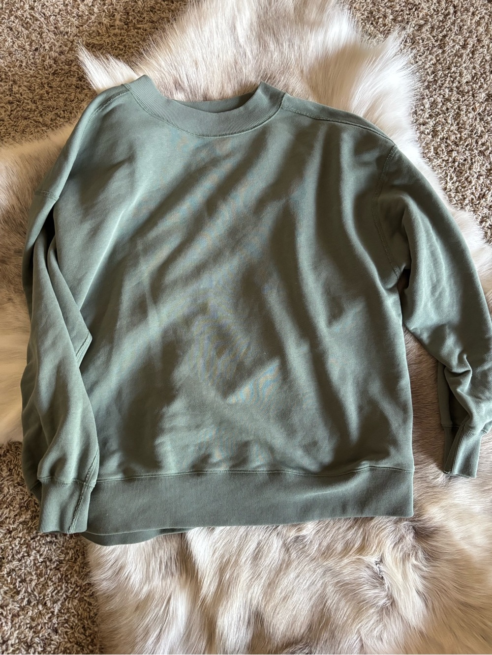 AbercrombieClassic Crewneck Sweatshirt - Sage Green